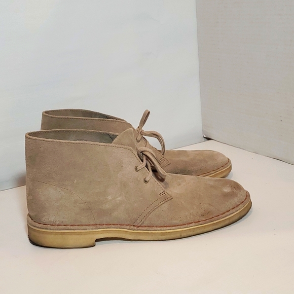 Clarks Other - Clarks Originals Leather Suede Lace-up Desert Boots